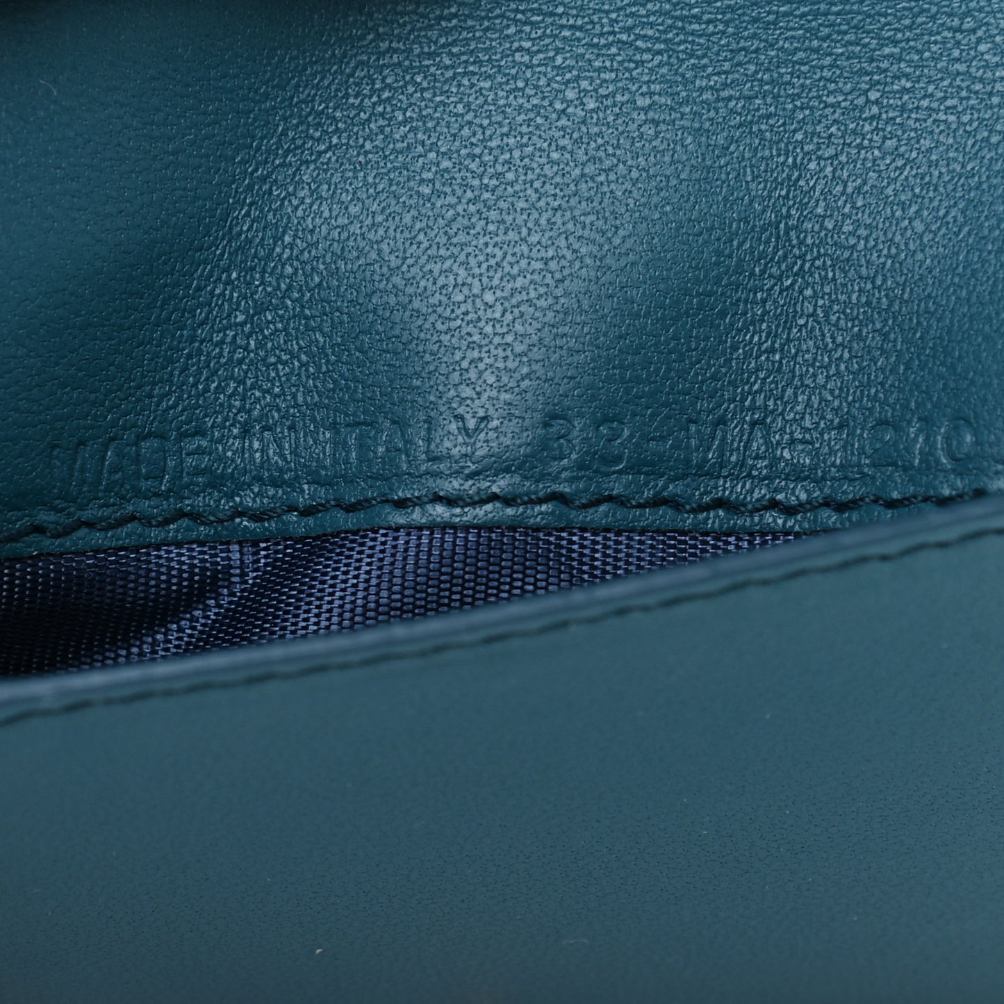 Lambskin Cannage Small Lady Dior Flap Card Holder Deep Ocean