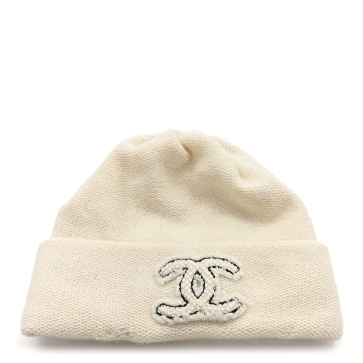 Cashmere CC Beanie Hat White