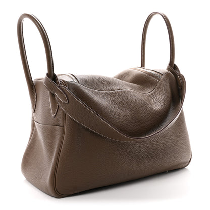 Hermes Taurillon Clemence Lindy 34 Etoupe 3 of 11