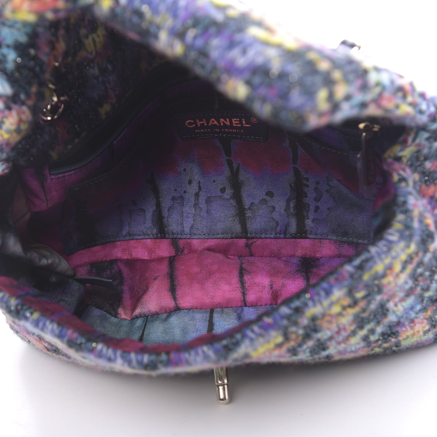 Chanel Knit Medium Single Flap Multicolor 5 of 11