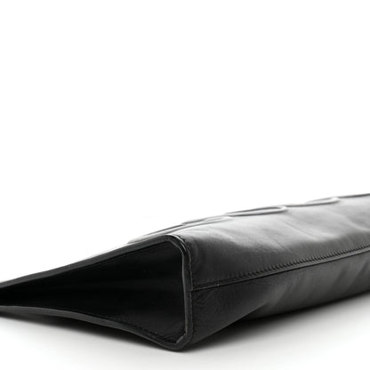 Gucci Calfskin Embossed XL Clutch Black 10 of 14