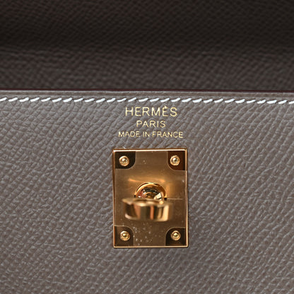 Hermes Epsom Kelly Sellier 25 Etoupe 6 of 11
