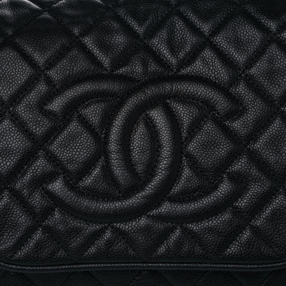 Chanel Caviar Quilted Timeless Accordion Flap Black 8 of 12