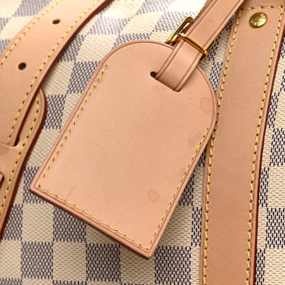 Louis Vuitton Damier Azur Keepall Bandouliere 45 12 of 17