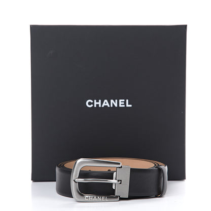 Chanel Calfskin Belt 95 38 Black 8 of 8