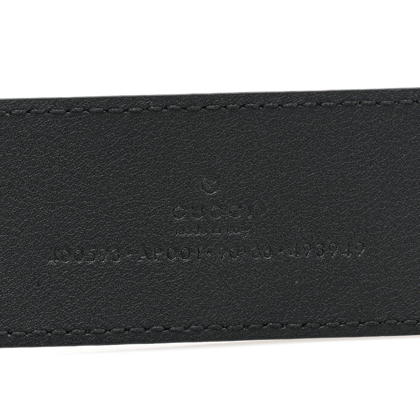 Calfskin Double G 40mm Belt 90 36 Black