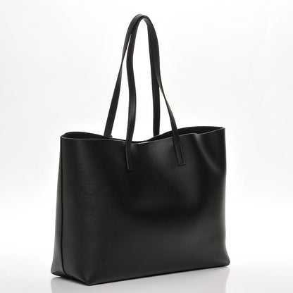 Saint Laurent Calfskin Large Shopping Tote Black 3 of 7
