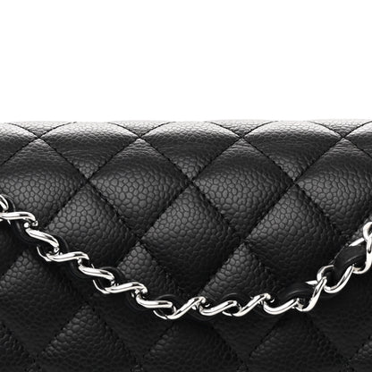 Chanel Caviar Quilted Medium Double Flap Black 8 of 11