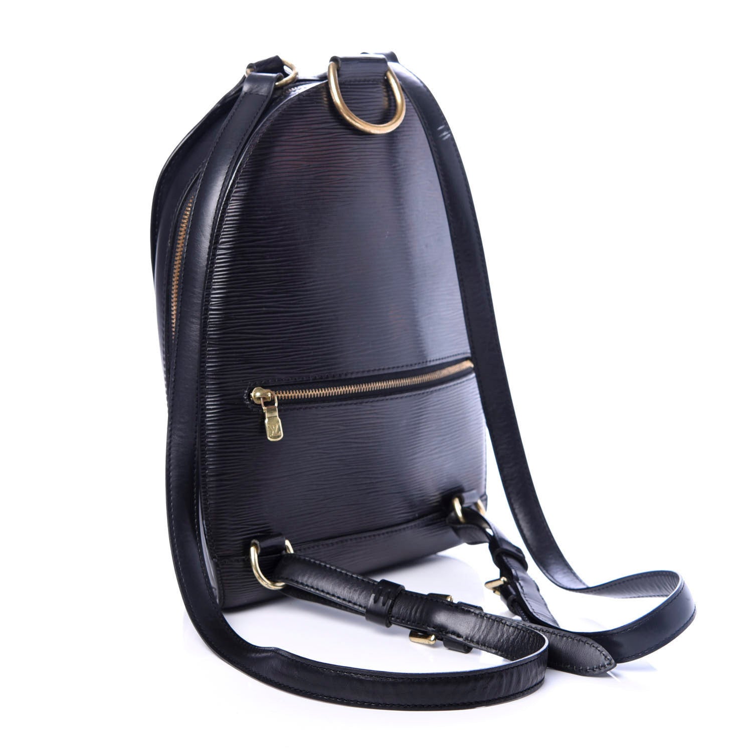 Louis Vuitton Epi Mabillon Backpack Black 2 of 9