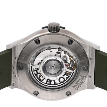 Hublot Titanium Rubber 38mm Classic Fusion Automatic Watch Green 565.NX.8970.RX 4 of 4