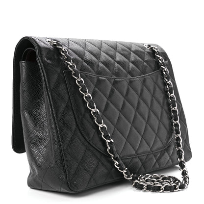 Chanel Caviar Quilted Maxi Double Flap Black 3 of 10