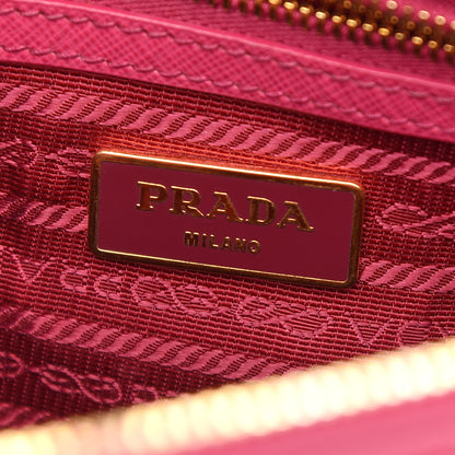 Prada Saffiano Medium Galleria Double Zip Tote Fuxia 7 of 10