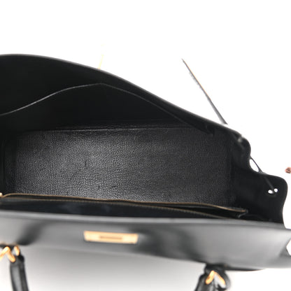 Hermes Box Kelly Retourne 32 Black 5 of 13