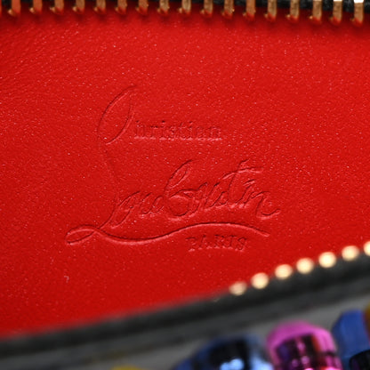 Christian Louboutin Patent Spiked Pouch Black Multicolor 6 of 6