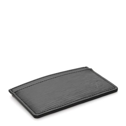 Louis Vuitton Epi Card Holder Black 4 of 6