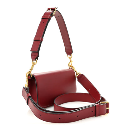 Valentino Garavani Smooth Calfskin Vlogo Mini Loco Crossbody Bag Dark Red 3 of 9