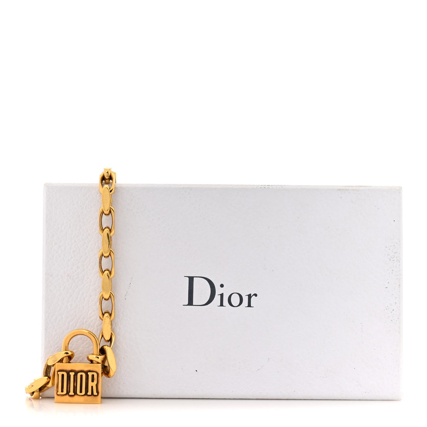 Metal Lucky Locket Choker Necklace Aged Gold