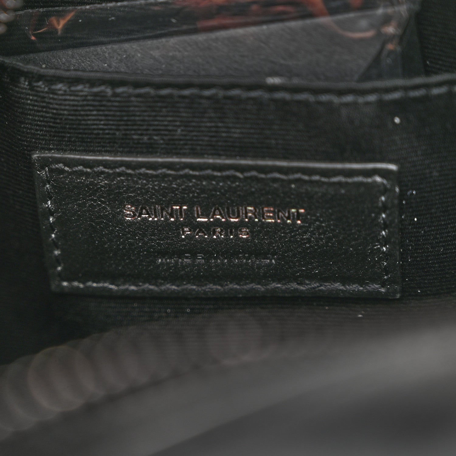 Saint Laurent Calfskin Matelasse Chevron Round Vinyle Camera Bag Black 6 of 10