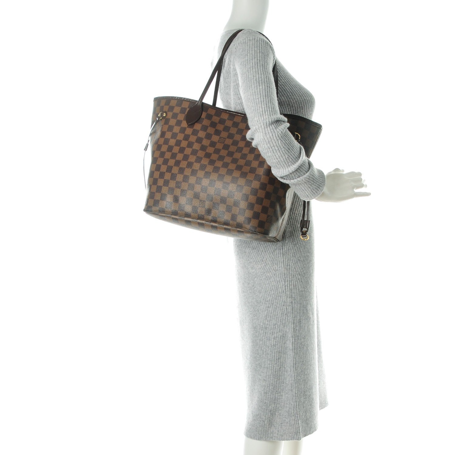 Louis Vuitton Damier Ebene Neverfull MM 2 of 10