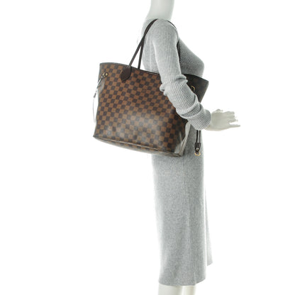 Louis Vuitton Damier Ebene Neverfull MM 2 of 10