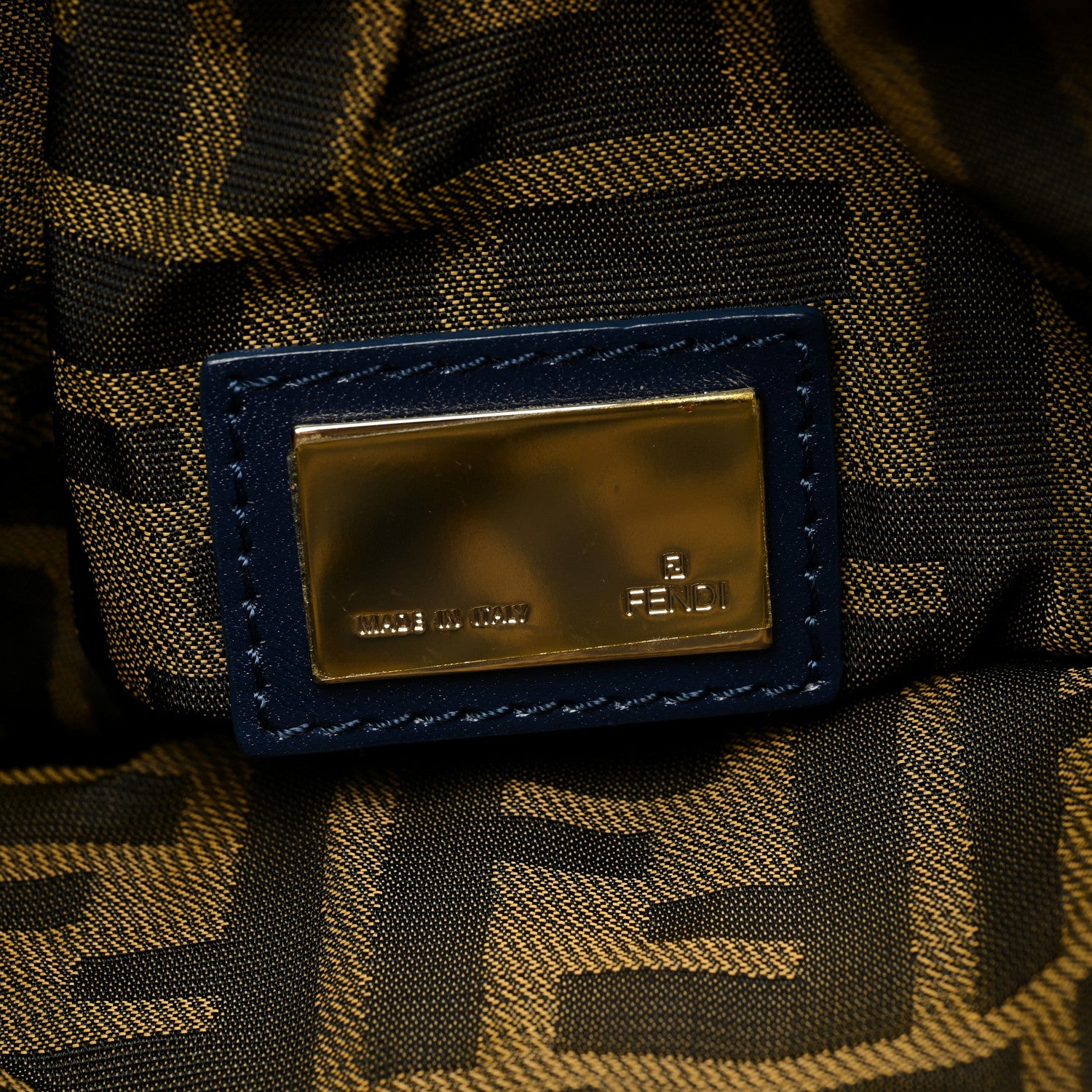 Fendi Denim Embroidered Spy Multicolor 6 of 9