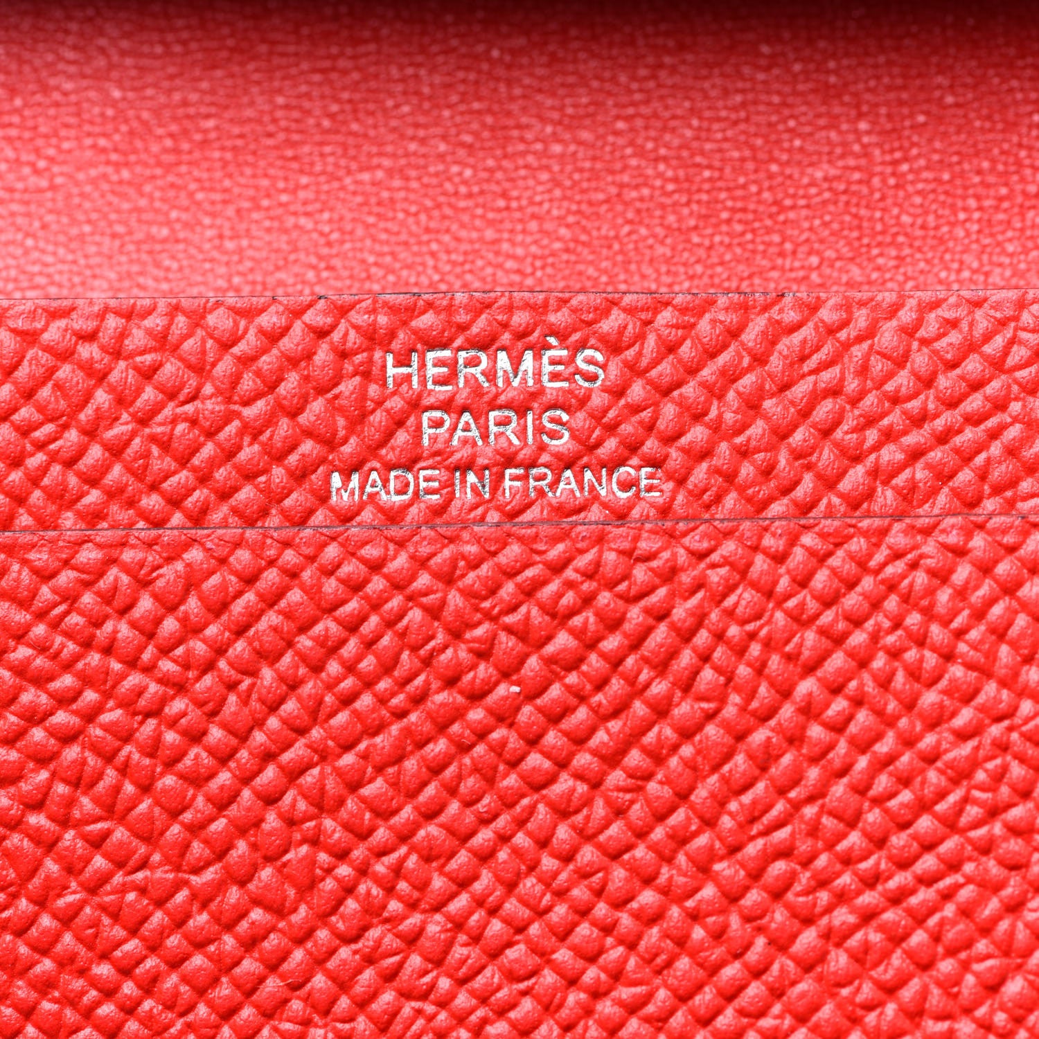 Hermes Epsom Mini Bearn Wallet Rouge De Coeur 6 of 8