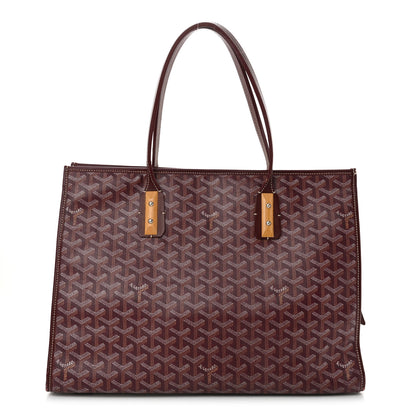 Goyard Goyardine Marquises Tote Burgundy 1 of 24