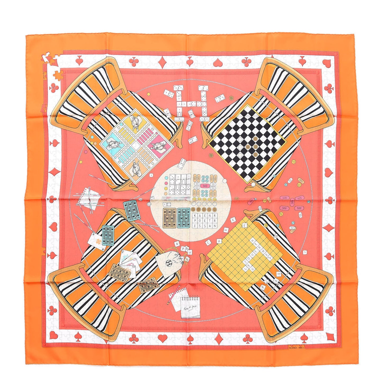 Silk Faites Vos Jeux Scarf 90