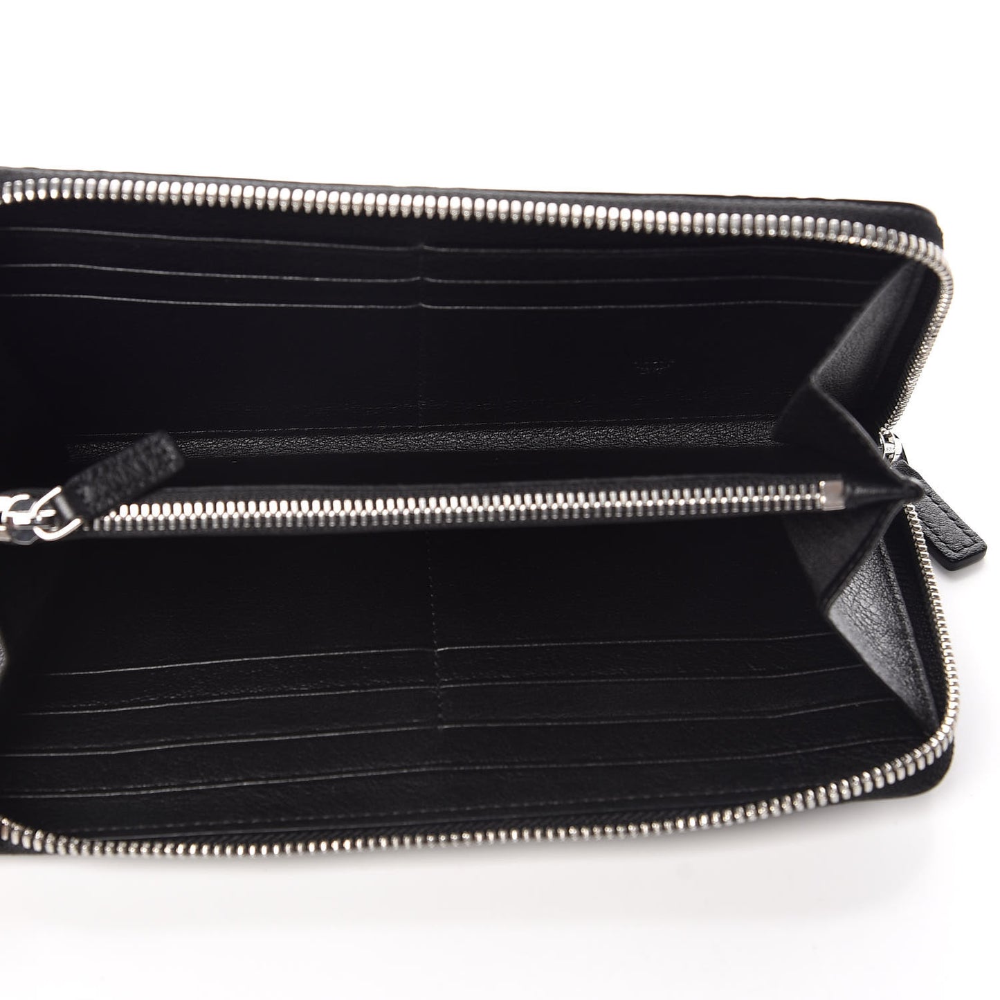Calfskin Ottomar Monogram Klara Zip Wallet Black