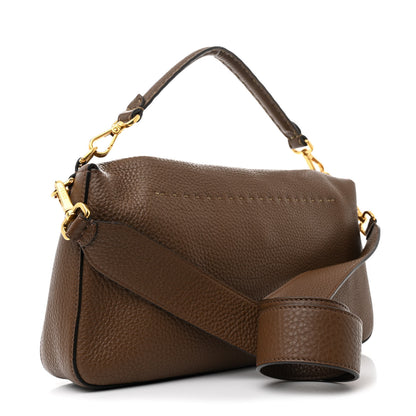 Fendi Cuoio Romano Selleria Large Baguette Fango Papavero 3 of 10