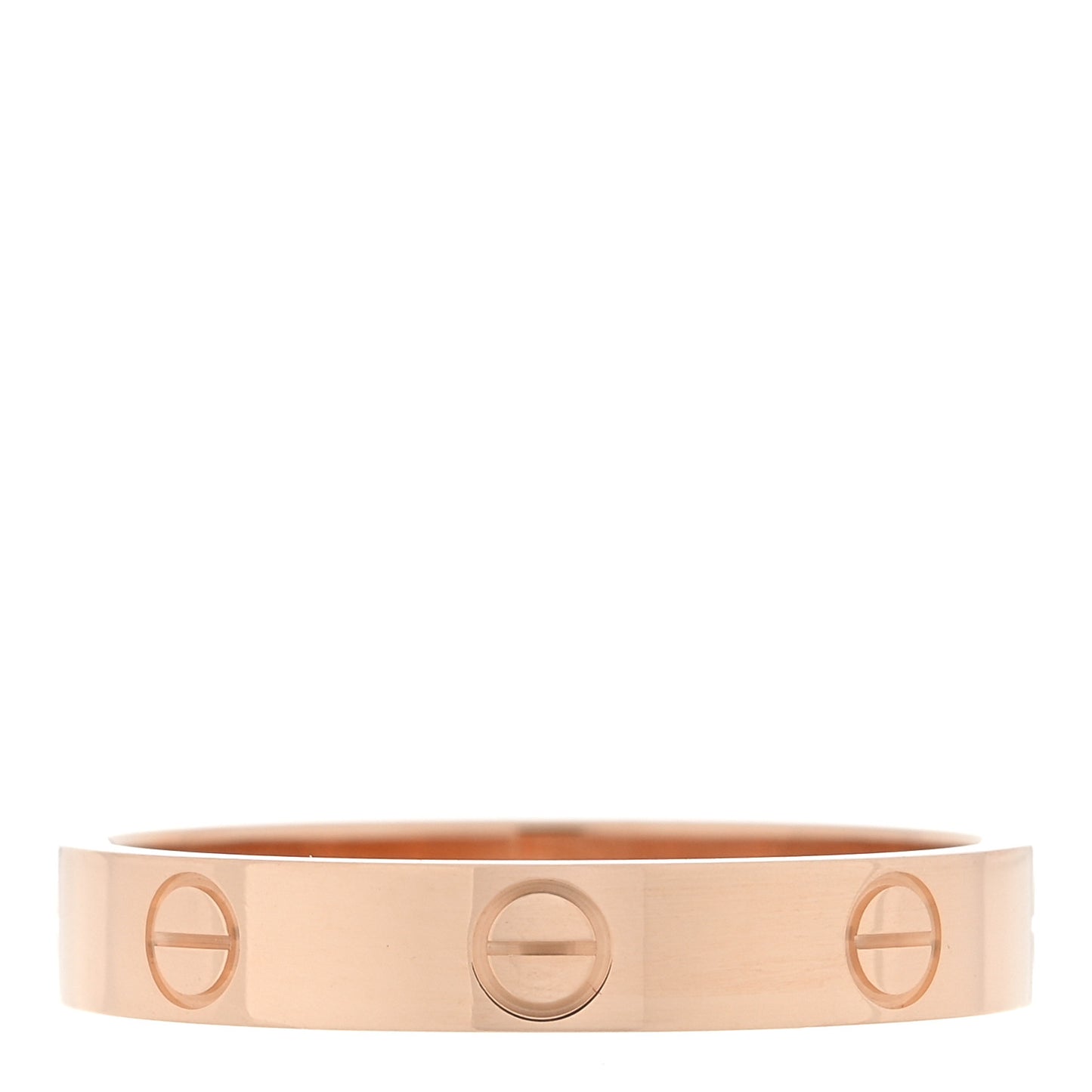 18K Pink Gold 3.5mm LOVE Wedding Band Ring 59 8.75