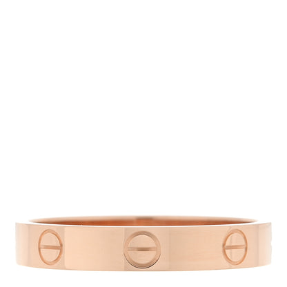 Cartier 18K Pink Gold 3.5mm LOVE Wedding Band Ring 59 8.75 3 of 4