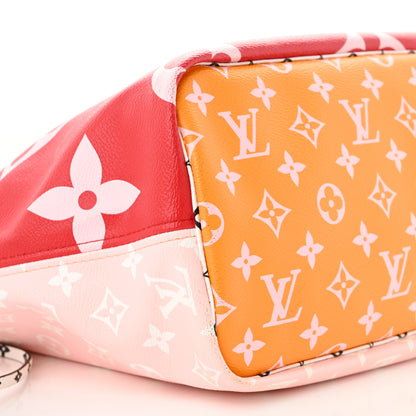 Louis Vuitton Monogram Giant Neverfull MM Rouge 10 of 12