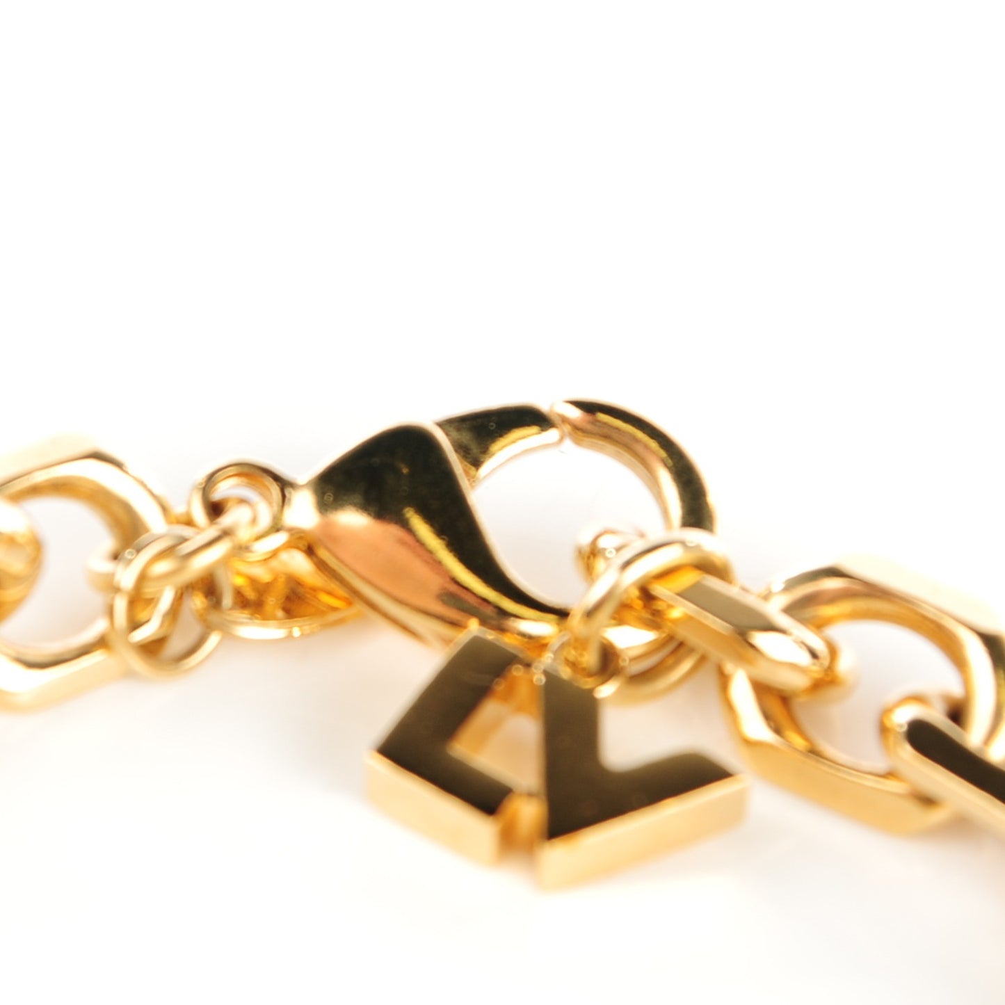 Hide and Seek Monogram Bracelet Gold