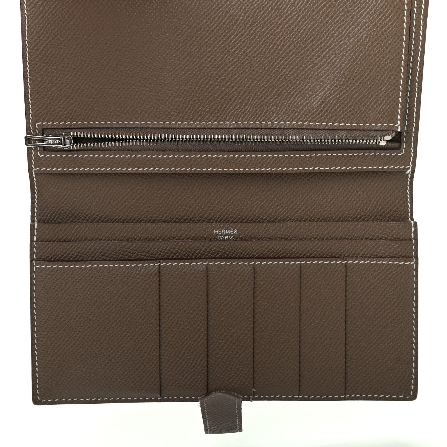 Hermes Epsom Bearn Gusset Wallet Etoupe 5 of 6