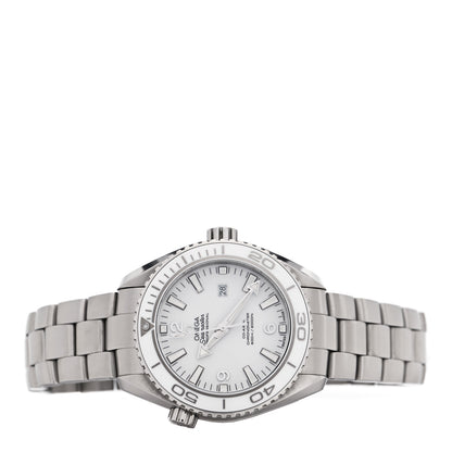 Omega Stainless Steel 37mm Seamaster Planet Ocean Automatic Watch White 232.30.38.20.04.001 2 of 5