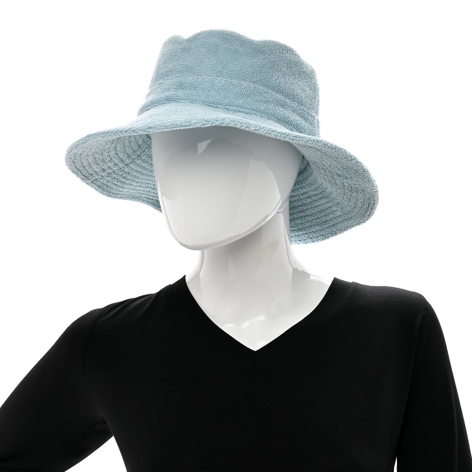 Hermes Cotton Eden Bucket Hat 57 Light Blue 2 of 8