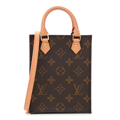 Louis Vuitton Monogram Petit Sac Plat 1 of 8