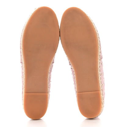 Valentino Garavani Nappa Rockstud Spike Espadrille Flats 40 Water Rose 5 of 9