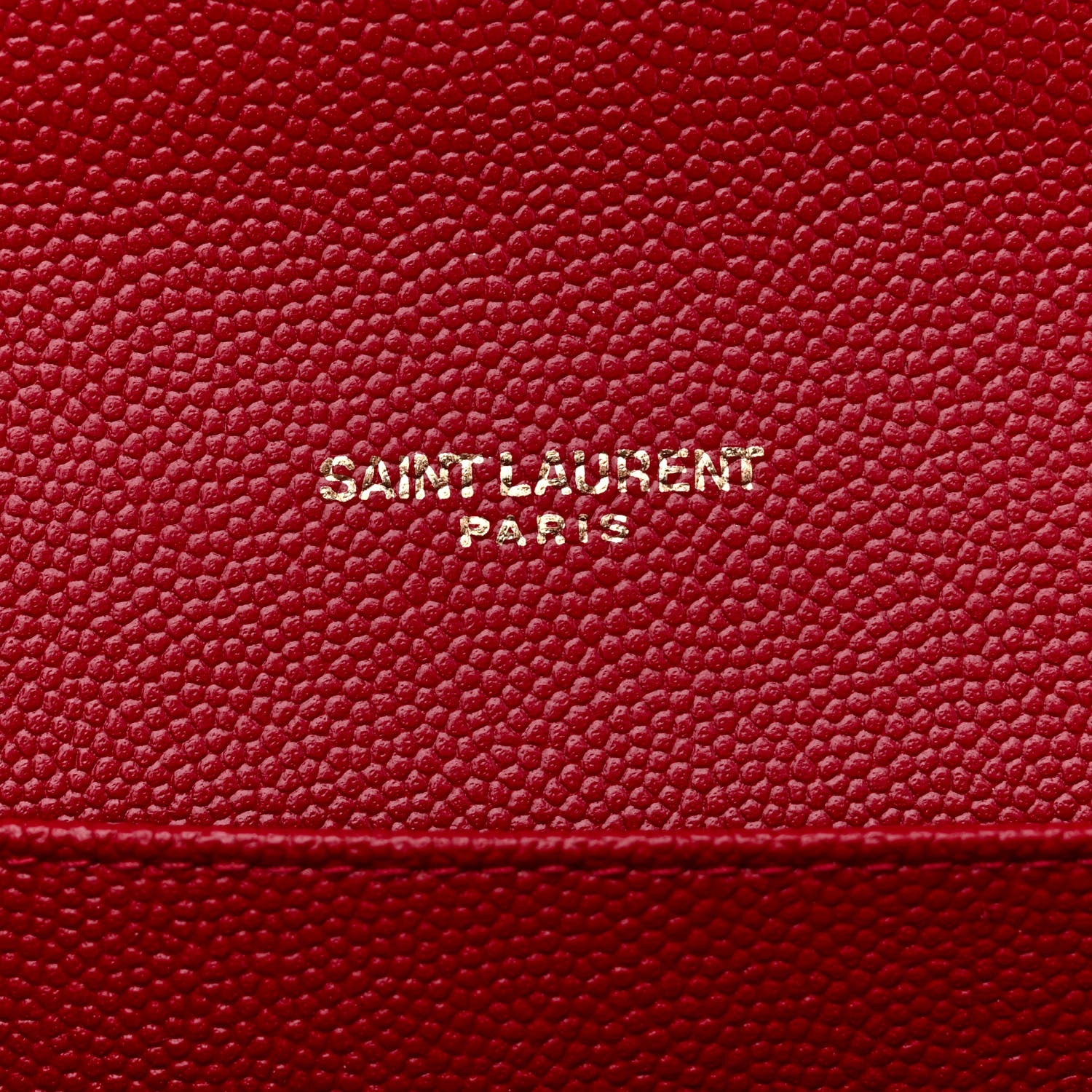 Saint Laurent Grain de Poudre Mini Uptown Crossbody Bag Red 7 of 13