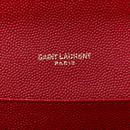 Saint Laurent Grain de Poudre Mini Uptown Crossbody Bag Red 7 of 13