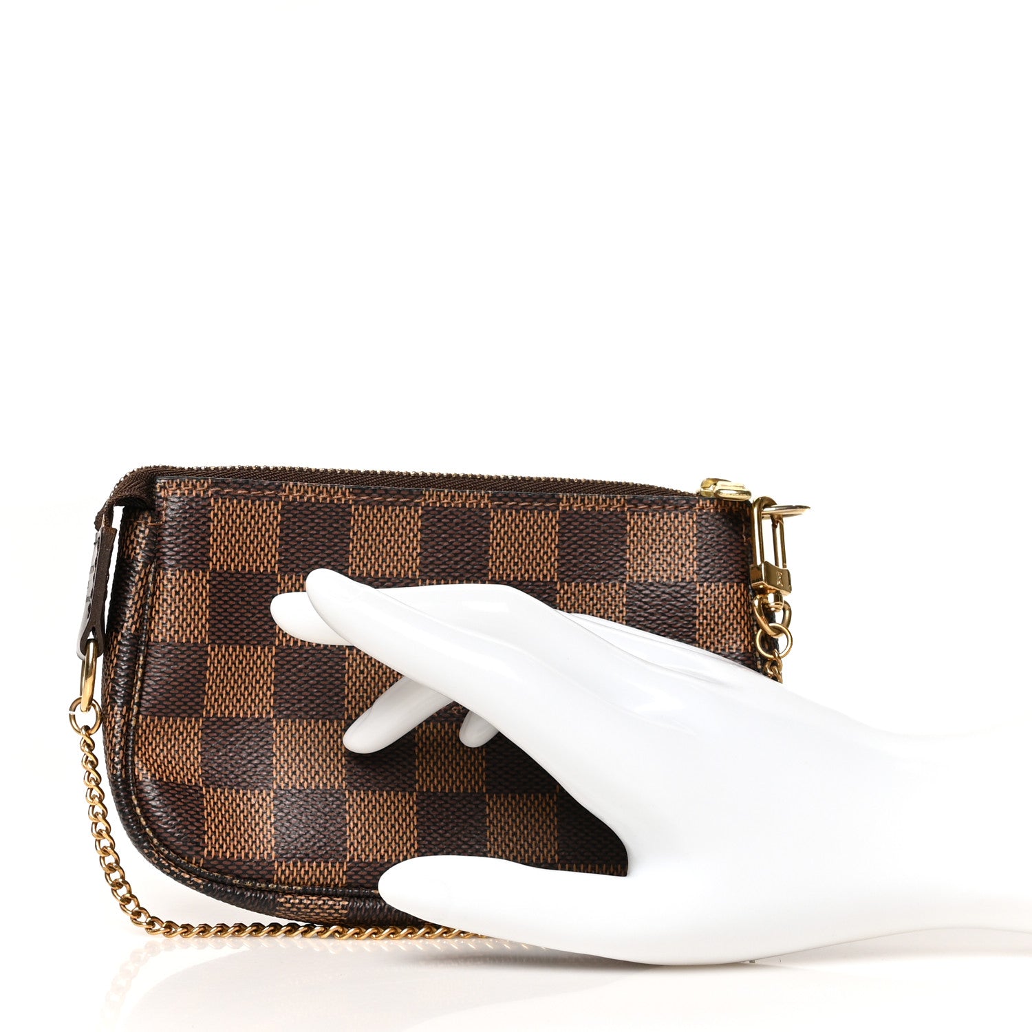 Louis Vuitton Damier Ebene Mini Pochette Accessories 2 of 10
