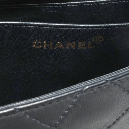 Chanel Lambskin Quilted Medium Kelly Flap Bag Black 5 of 7