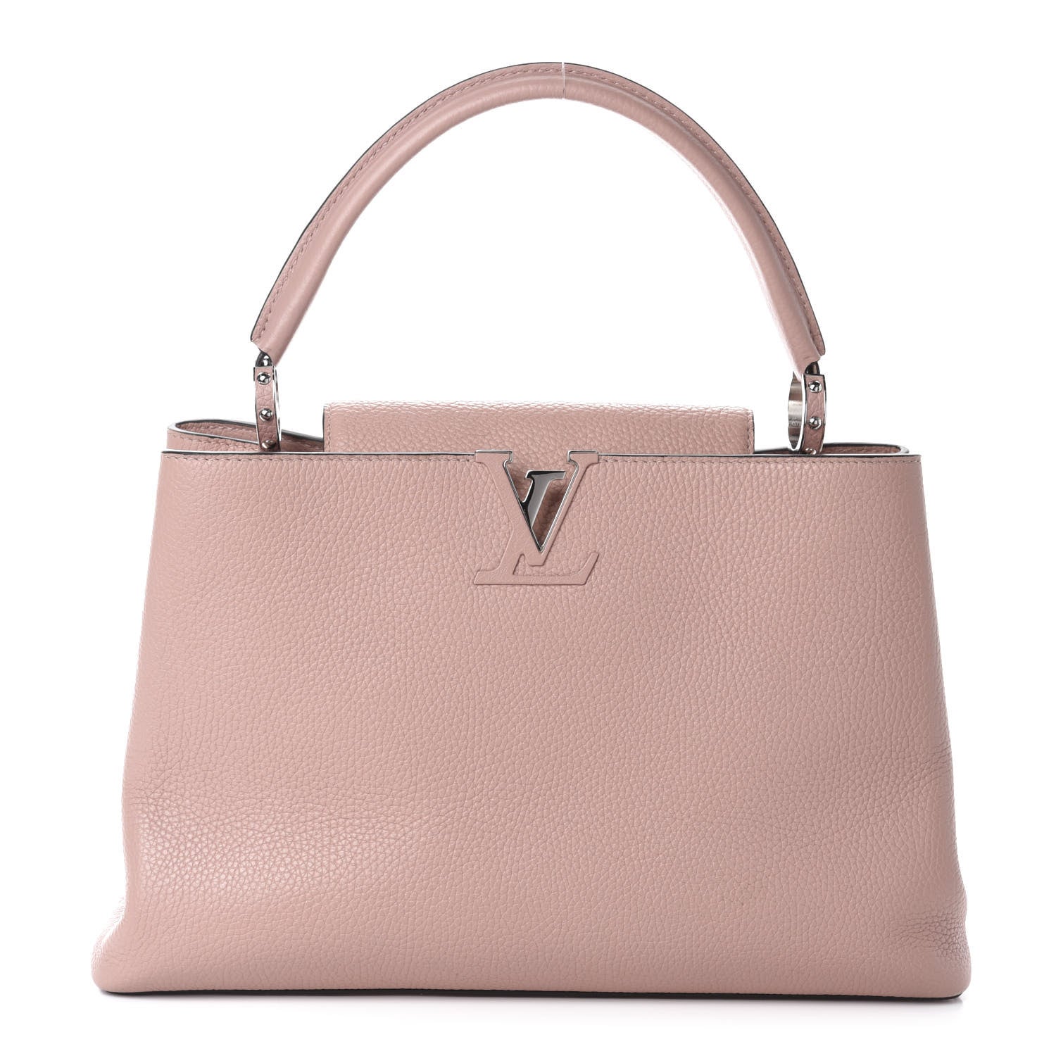 Louis Vuitton Taurillon Capucines MM Magnolia 1 of 13