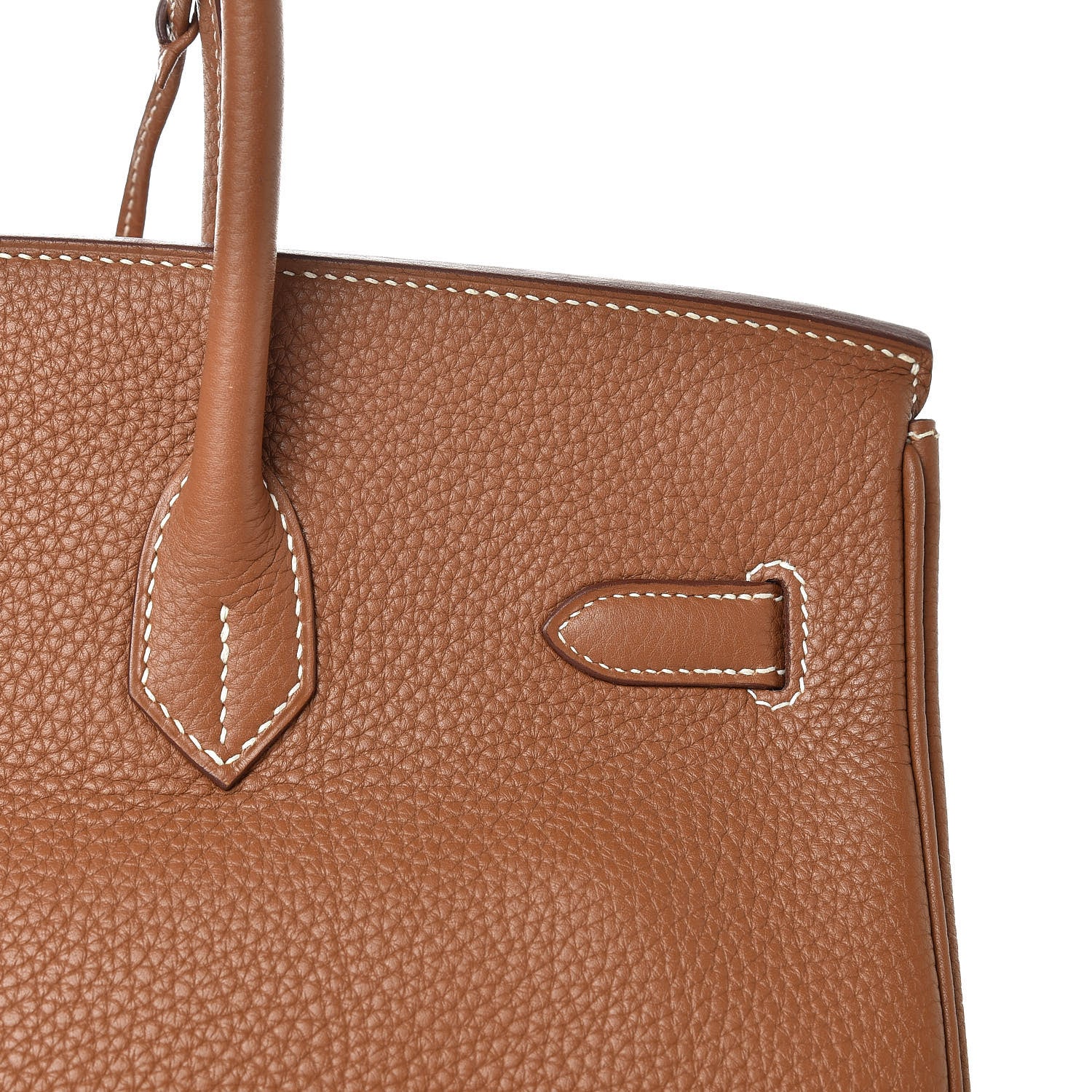 Hermes Taurillon Clemence Birkin 35 Gold 31 of 34
