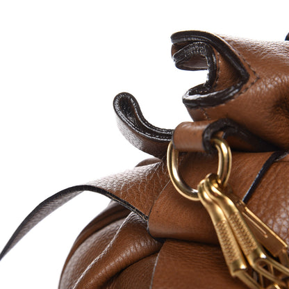 Miu Miu Vitello Medium Bow Bag Brown 11 of 12