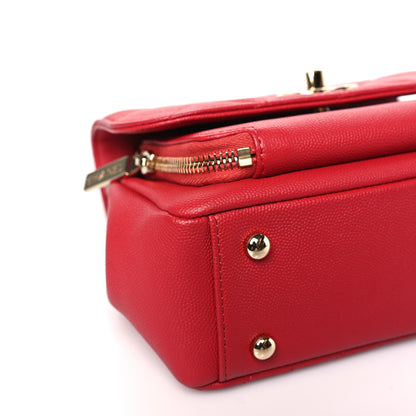 Chanel Caviar Quilted Small Business Affinity Flap Red 8 of 9