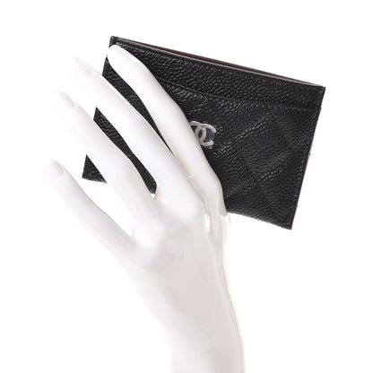 Chanel Caviar Quilted Card Holder Black 2 of 9