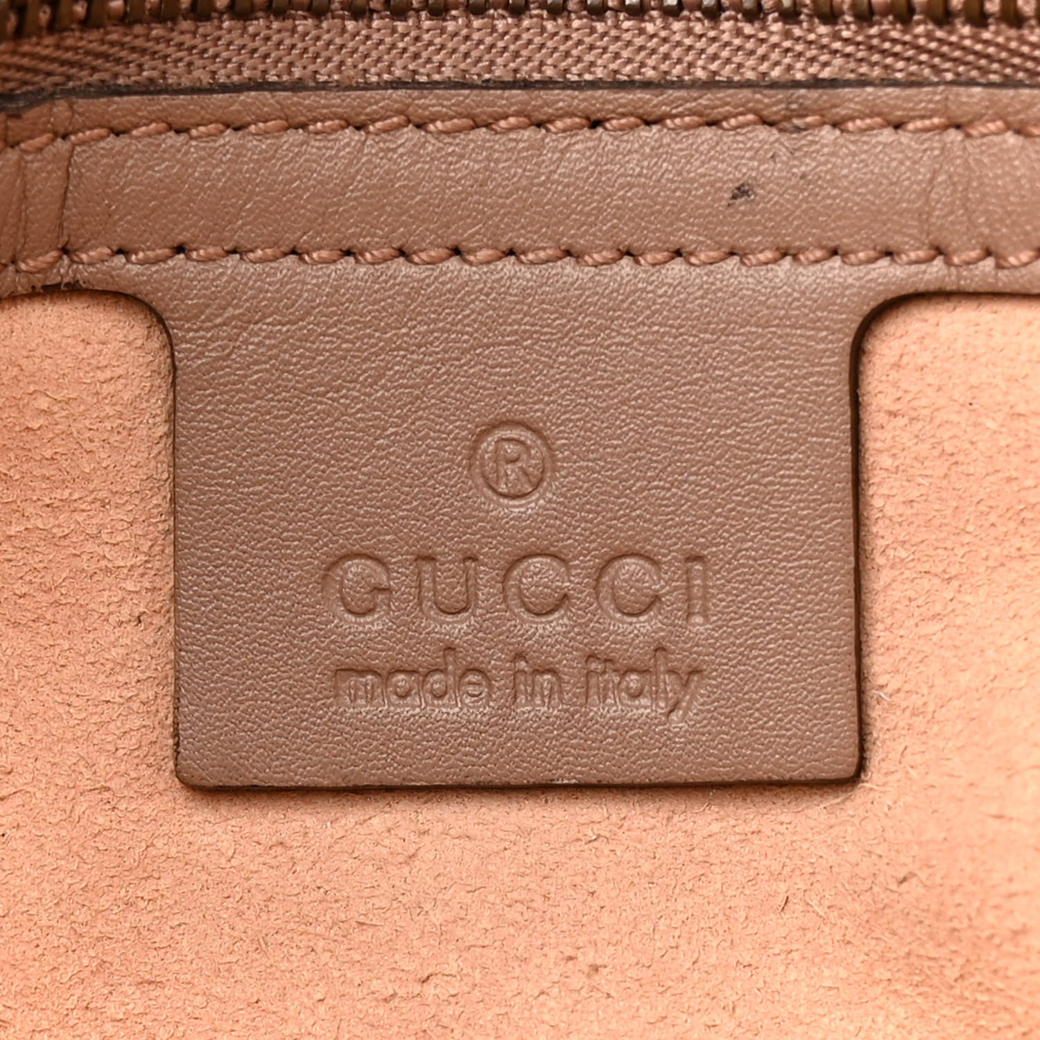 Gucci Calfskin Matelasse Medium GG Marmont Shoulder Bag Porcelain Rose 6 of 11