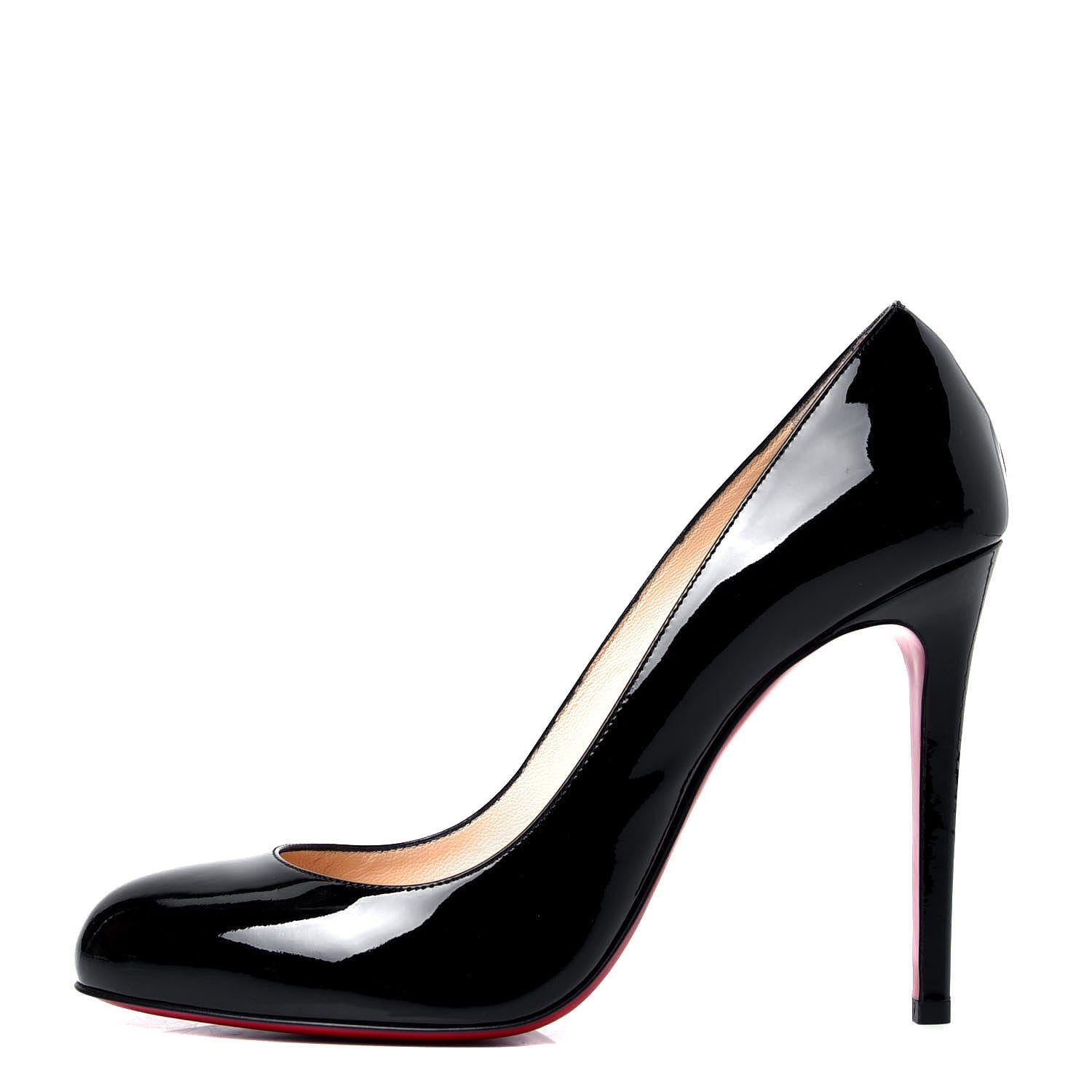 Christian Louboutin Patent Calfskin Fifille 100 Pumps 41 Black 1 of 6